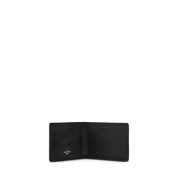 Louis Vuitton Slender Wallet Monogram Eclipse, portefeuille compact noir et gris en toile Monogram avec huit emplacements pour cartes.