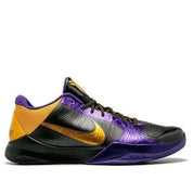 Nike Kobe 5 Protro Lakers CD4991-500, chaussure de basketball Kobe Bryant violette, noire et dorée inspirée des Los Angeles Lakers.