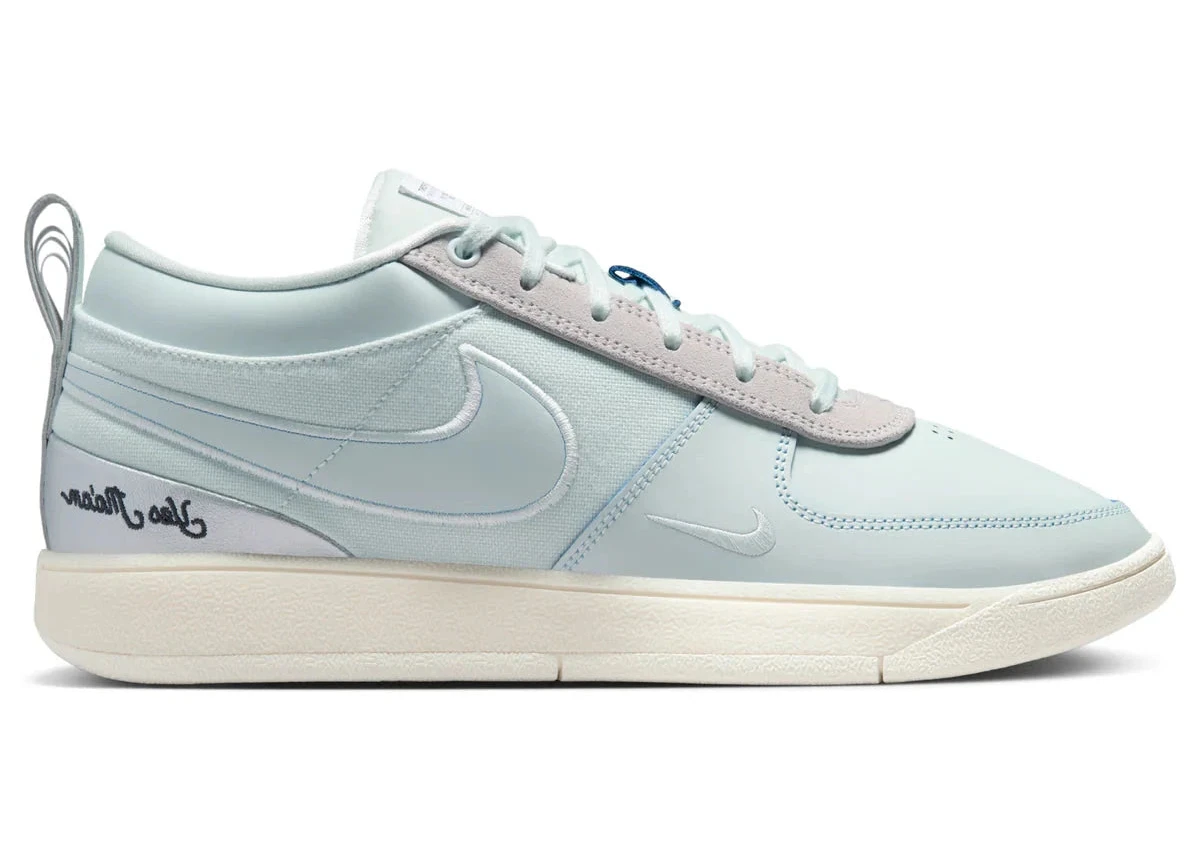 Nike Book 1 EP Moss Point avec tige en textile respirant, empiècements structurés, amorti Air Zoom et semelle extérieure EP renforcée pour le basketball.