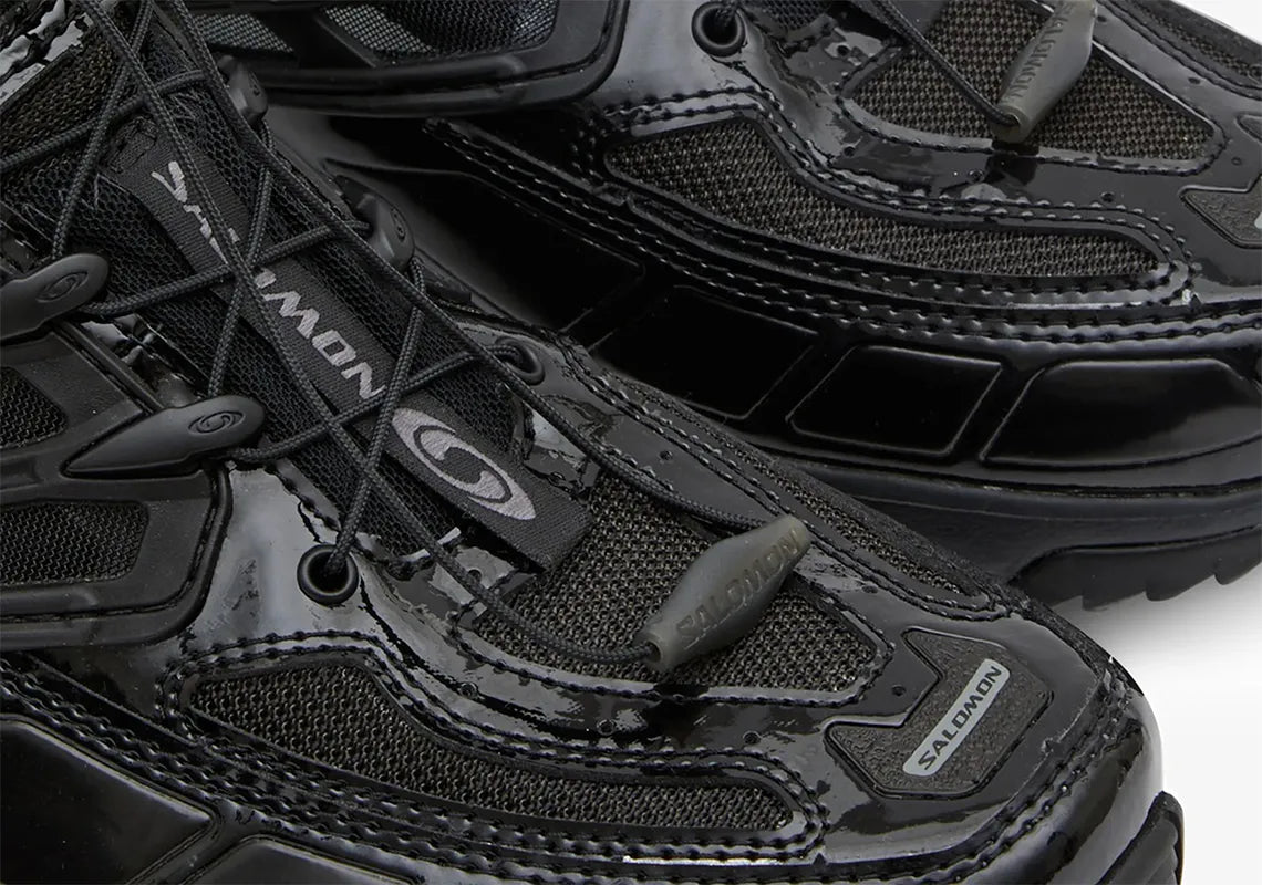 chaussure de trail Salomon ACS Pro Advanced MM6 Maison Margiela Black , chaussure légère et confortable , zoom vue de coté