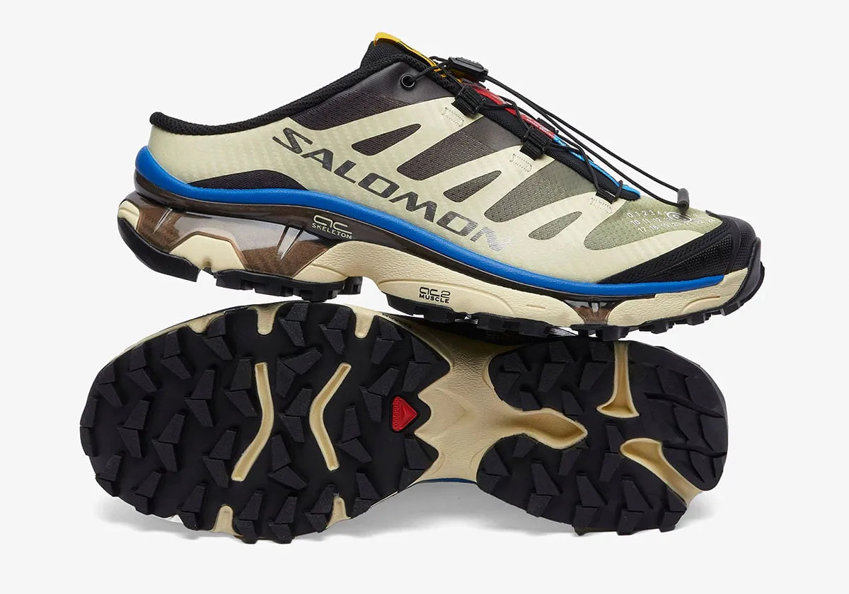 スニーカー MM6 Maison Margiela x Salomon XT Mule 4 Sneaker Salomon XT-4 Mule MM6 Maison Margiela Transparent Yellow