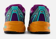  chaussure de sport new balance 740 neon light violet coloré , semelle légère , vue de l'arrière