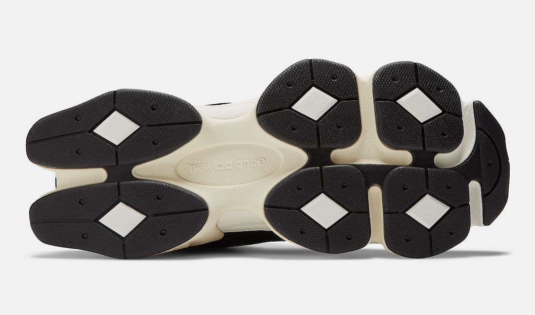 New balance 9060 black white semelle