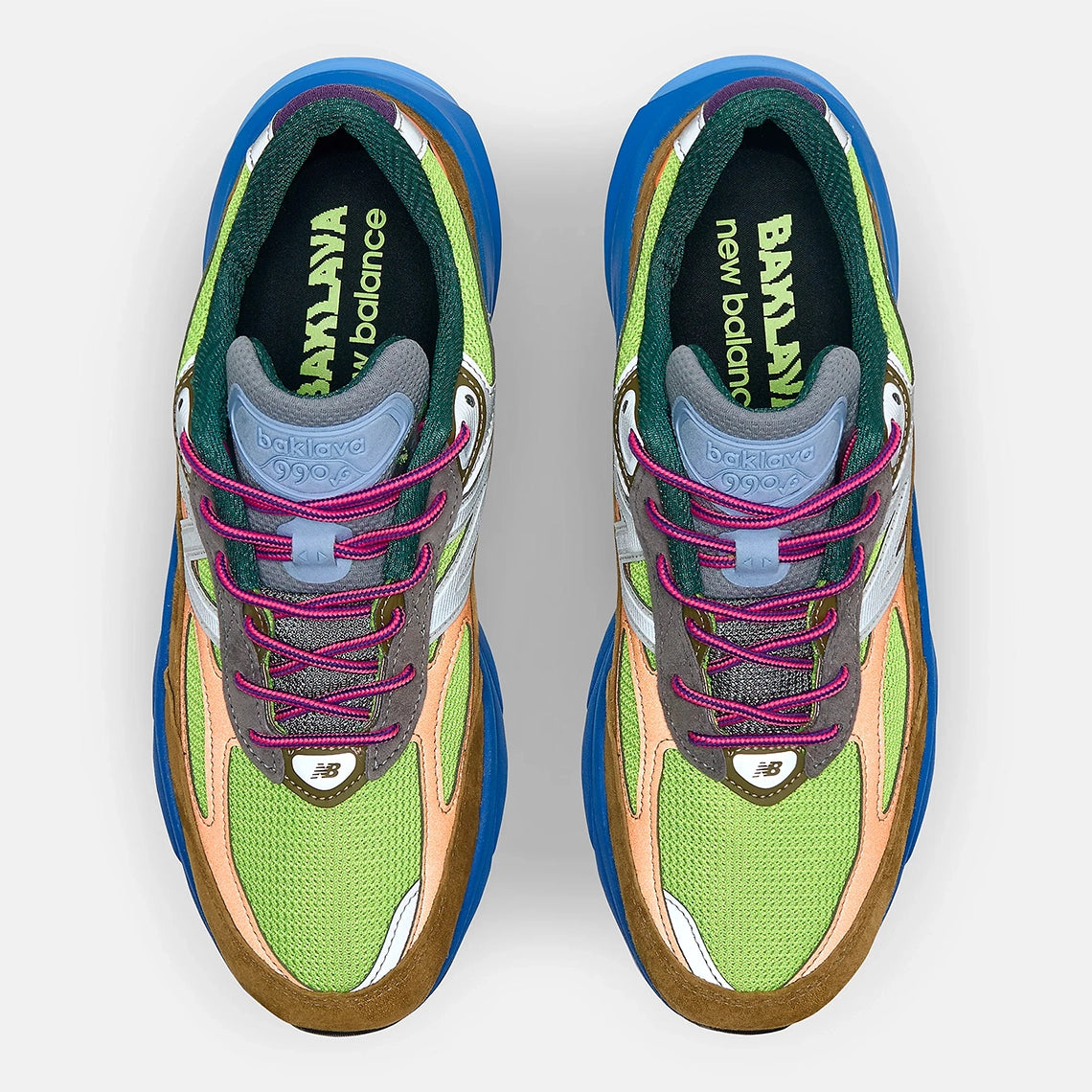 Action bronson New Balance vu de haut