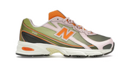 chaussure de sport NEW BALANCE 740 CONCEPT VERT COLORE , semelle confortable , vue de profil