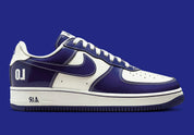 Nike Air Force 1 Low NIGO Last Orgy 2 en cuir premium avec détails exclusifs japonais et semelle Nike Air collector. vue de profil