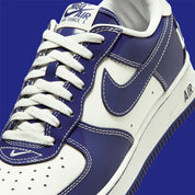 Nike Air Force 1 Low NIGO Last Orgy 2 en cuir premium avec détails exclusifs japonais et semelle Nike Air collector. zoom avant de la chaussure