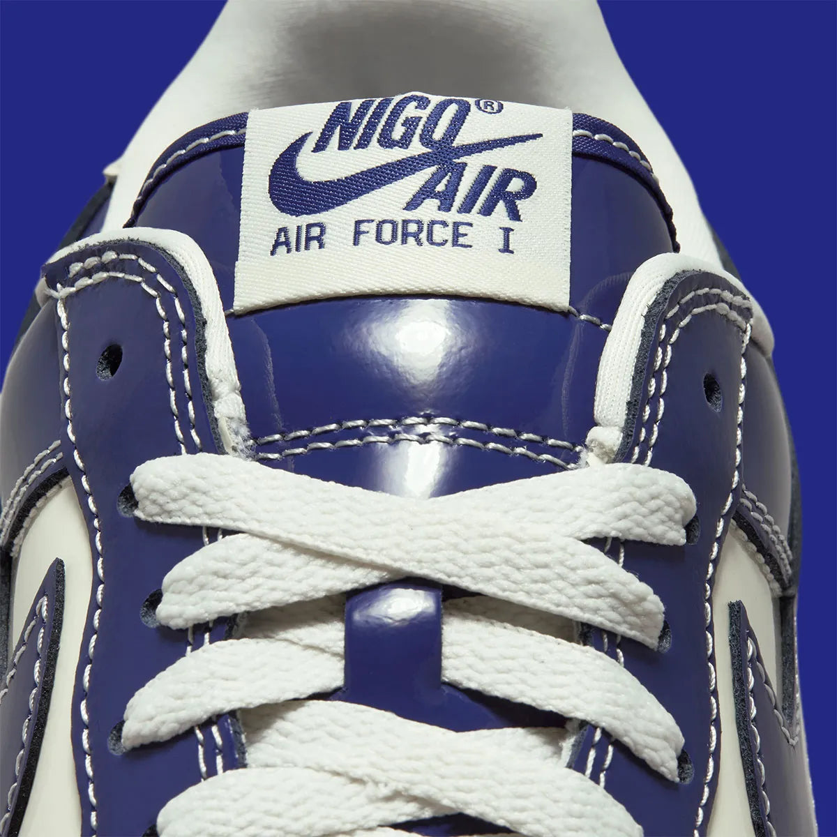 Nike Air Force 1 Low NIGO Last Orgy 2 en cuir premium avec détails exclusifs japonais et semelle Nike Air collector. zoom languette