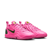 Nike A'Two Pink Beam rose en mesh technique avec amorti Zoom Air et détails signature A'ja Wilson. vue de 3/4