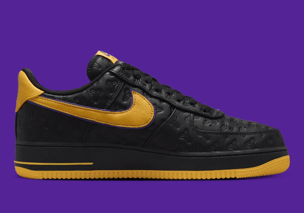 Nike Air Force 1 Low Kobe Bryant Lakers Away (numérotée)