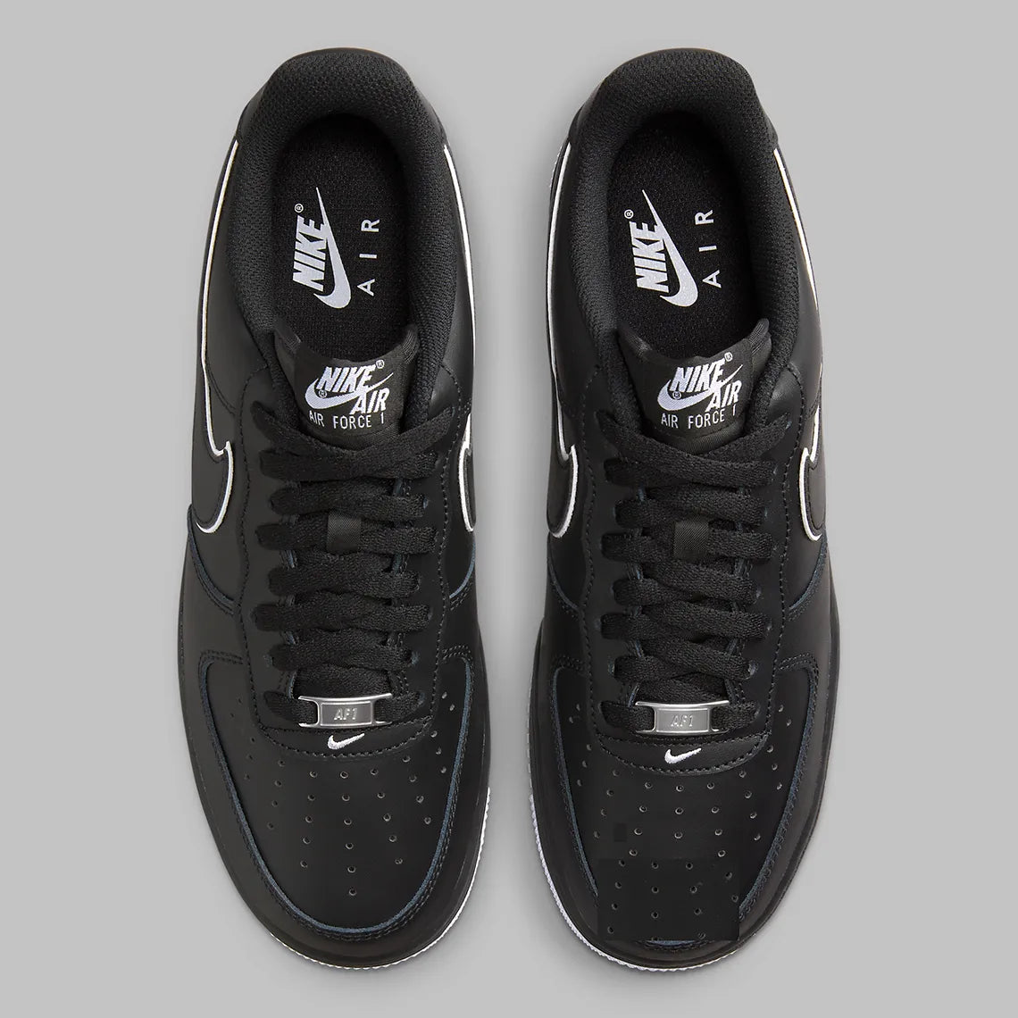 Nike Air Force 1 Low 07 Black White Sole 2023 GlobalSneakers