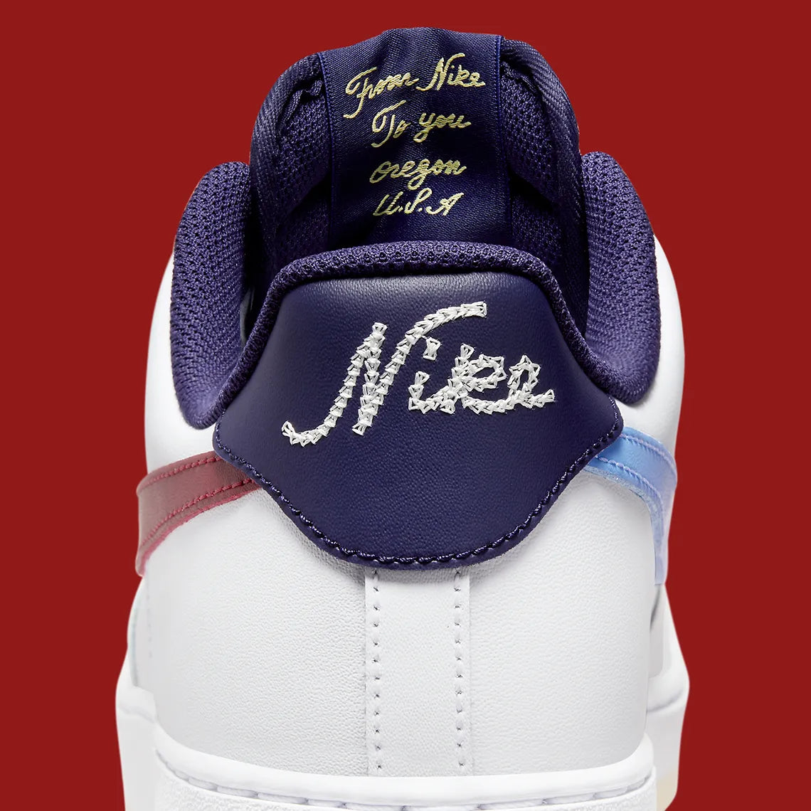 Nike Air Force 1 Low 07 From Nike To You Team Red Navy