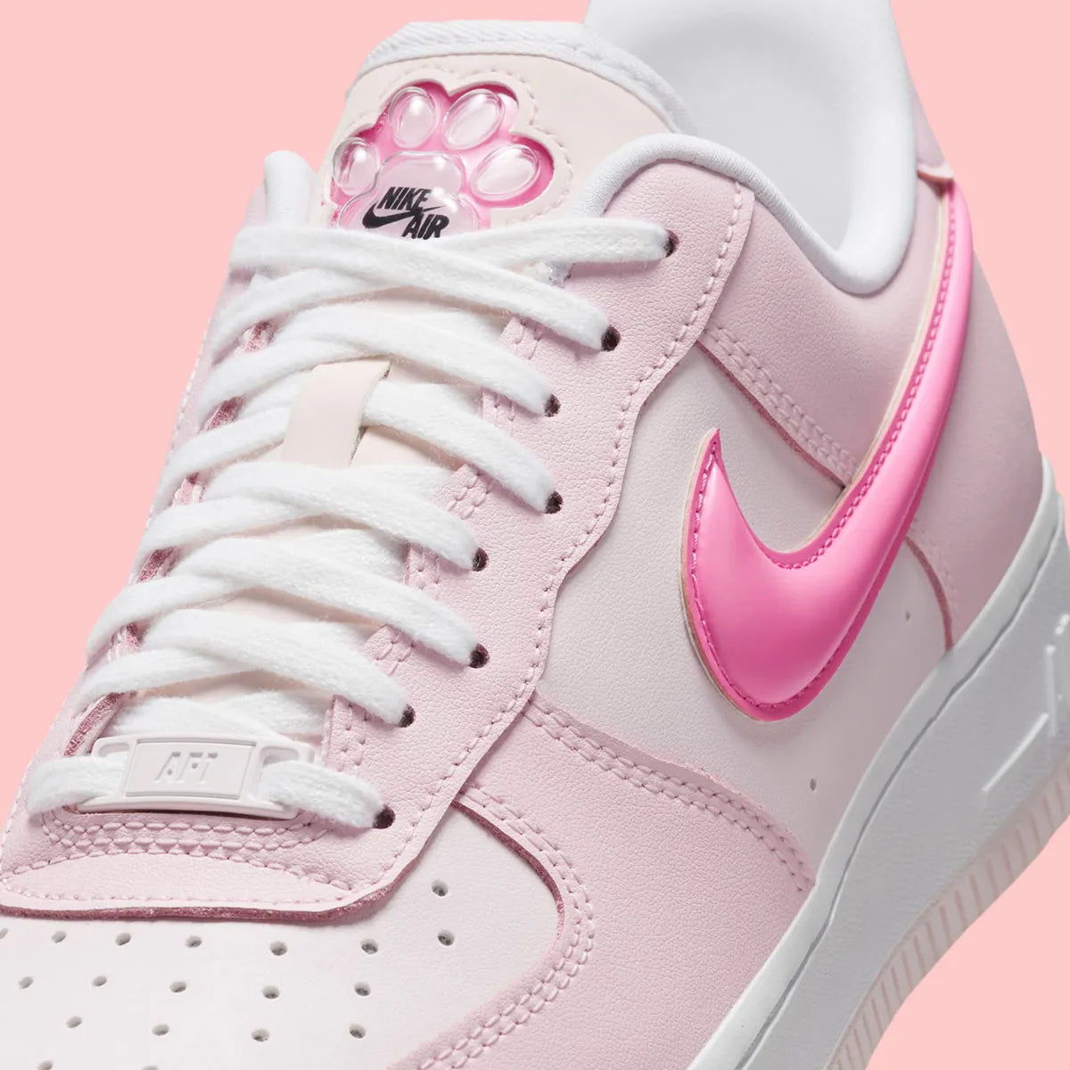 Nike Air Force 1 07 LX Pearl Pink Paw Print GlobalSneakers