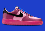 Sneakers Nike Air Force 1 Low roses Pink Cooler et Mulberry en cuir lisse avec amorti Air et design iconique