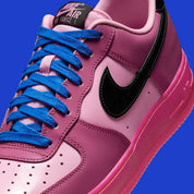 Sneakers Nike Air Force 1 Low roses Pink Cooler et Mulberry en cuir lisse avec amorti Air et design iconique