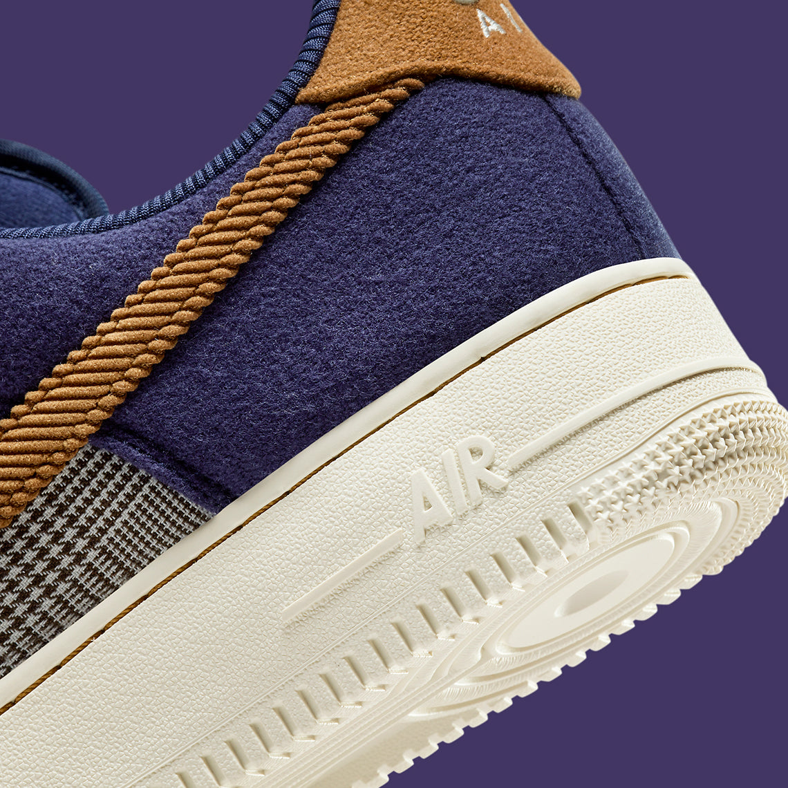 Nike Air Force 1 Low '07 PRM Tweed Midnight Navy Corduroy