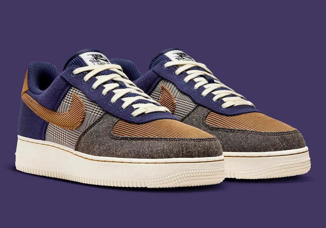 Nike Air Force 1 Low '07 PRM Tweed Midnight Navy Corduroy