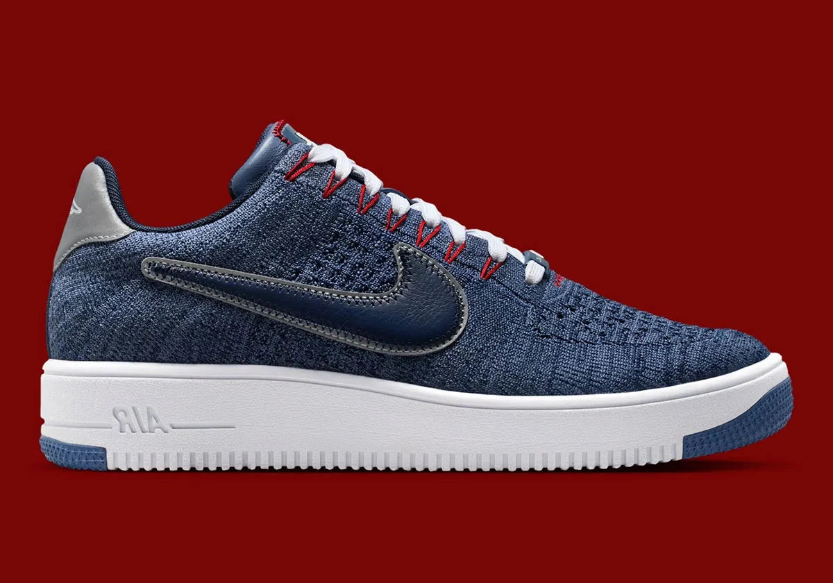 Sneakers Nike Air Force 1 Ultra Flyknit Low Patriots Nor’easter en Flyknit technique avec semelle Air allégée et design exclusif