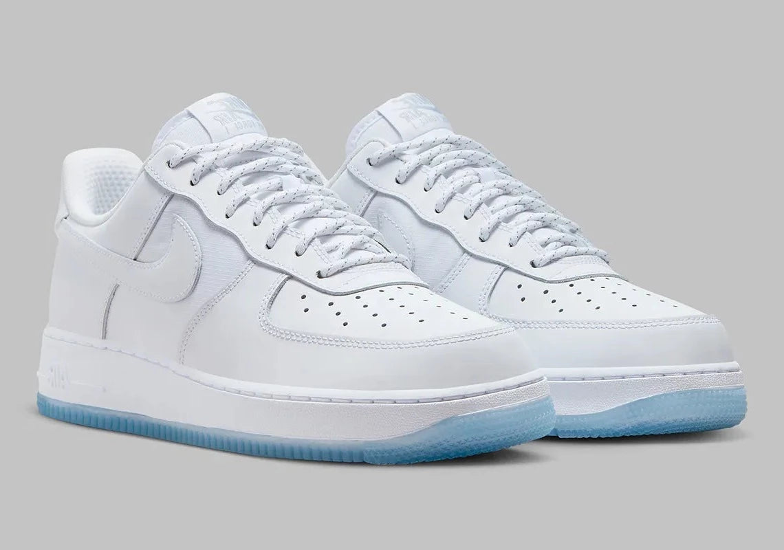 Nike Air Force 1 Low 07 White Ice Blue Sole