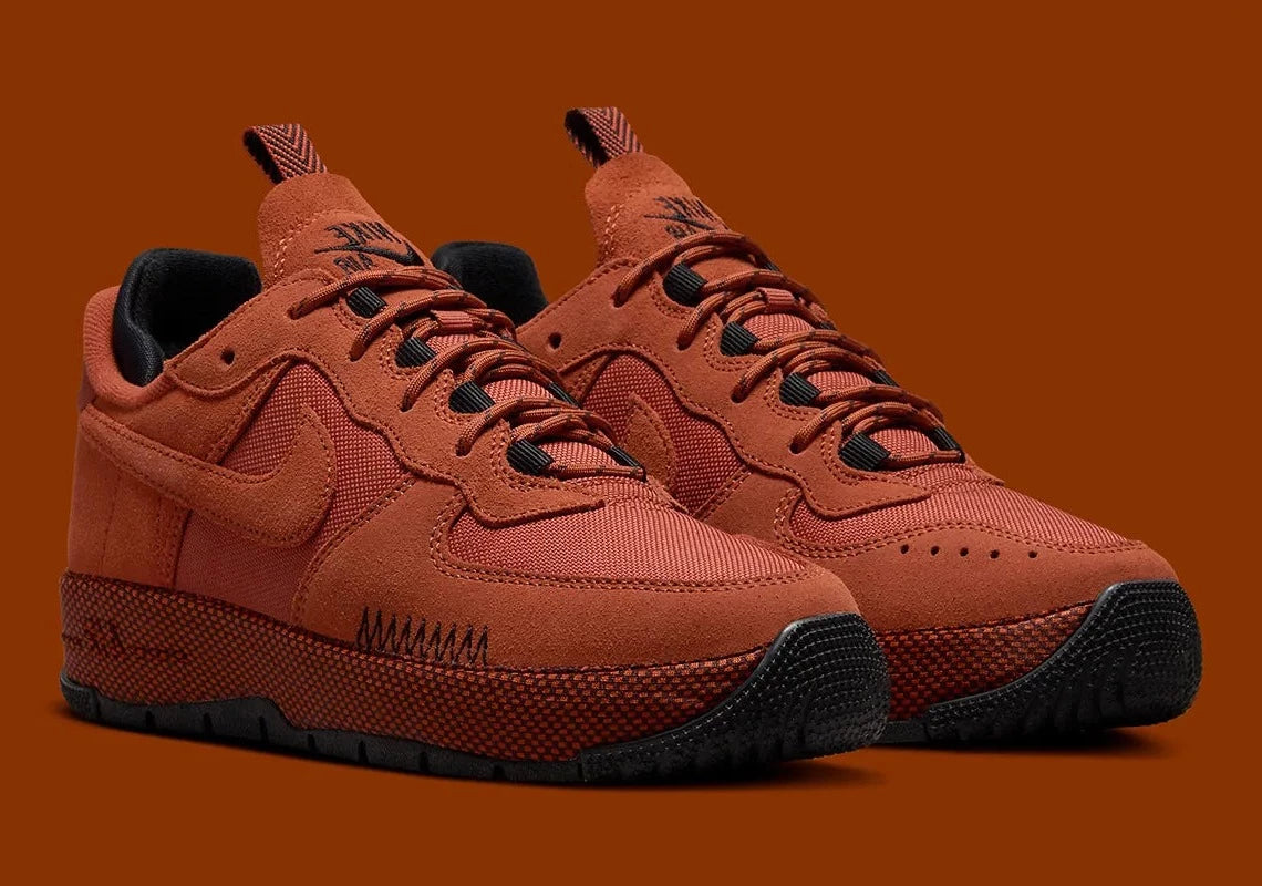 Nike air force low orange shop