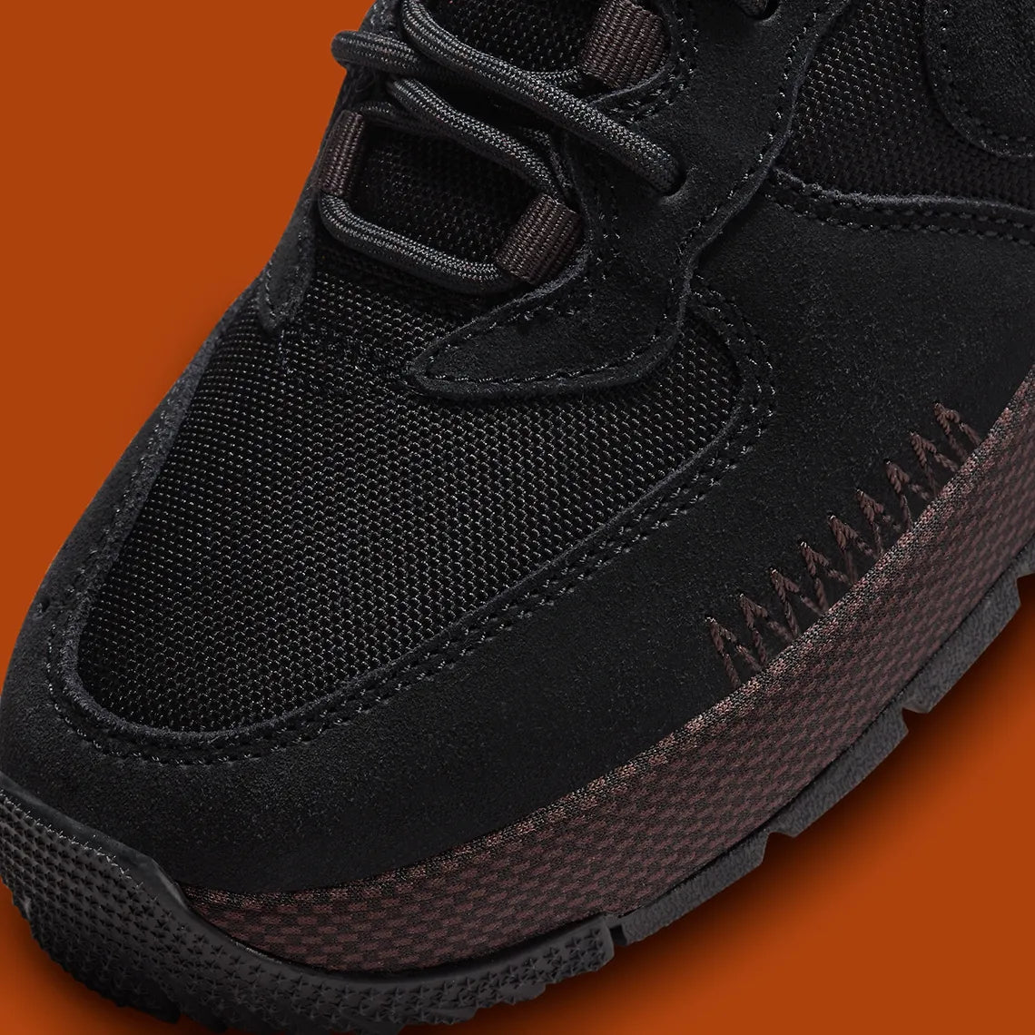 Nike Air Force 1 Wild Low Black Velvet Brown GlobalSneakers