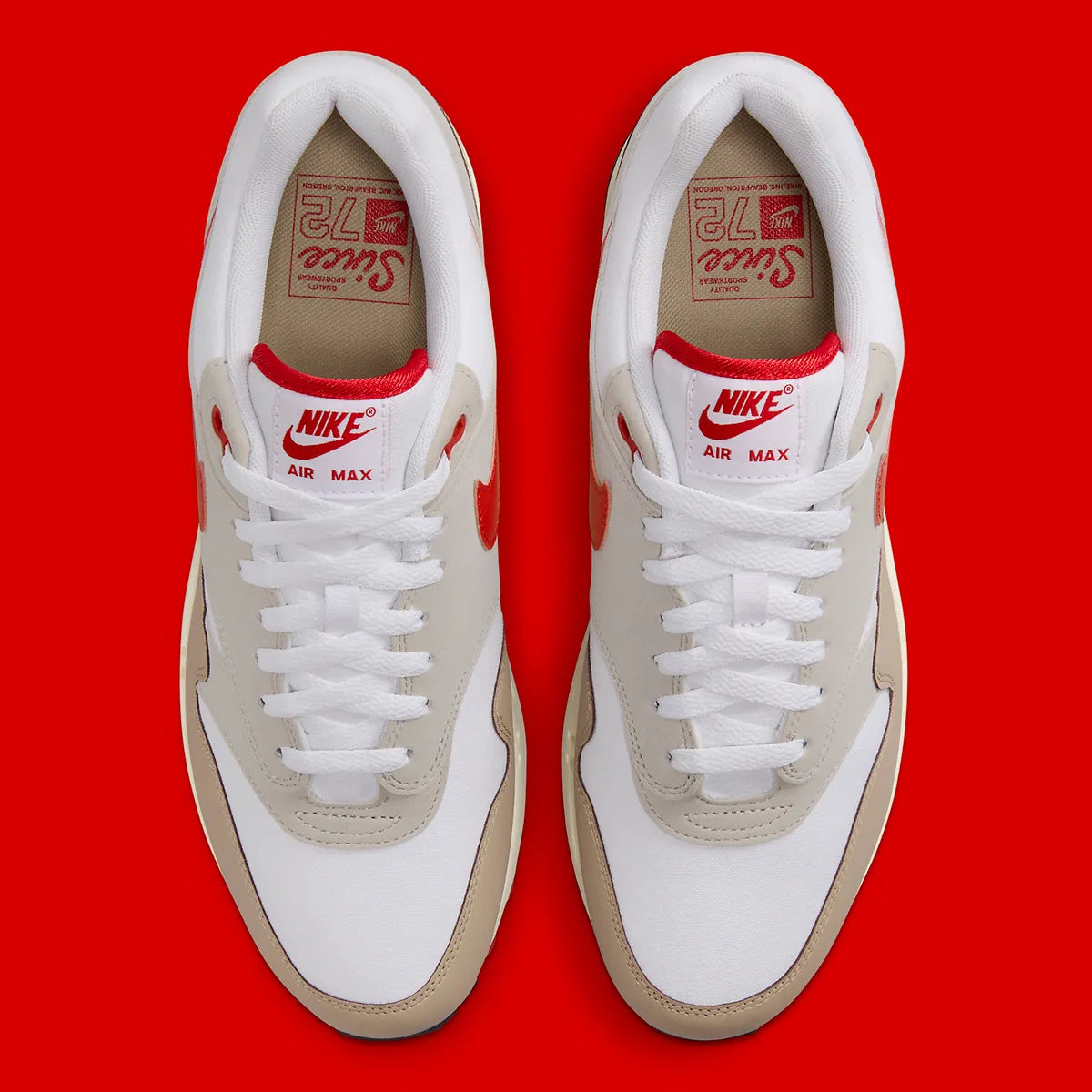 Nike Air Max 1 Since '72, sneaker Nike Air Max 1 inspirée de l'héritage de Nike depuis 1972 avec amorti Nike Air visible et finitions premium.