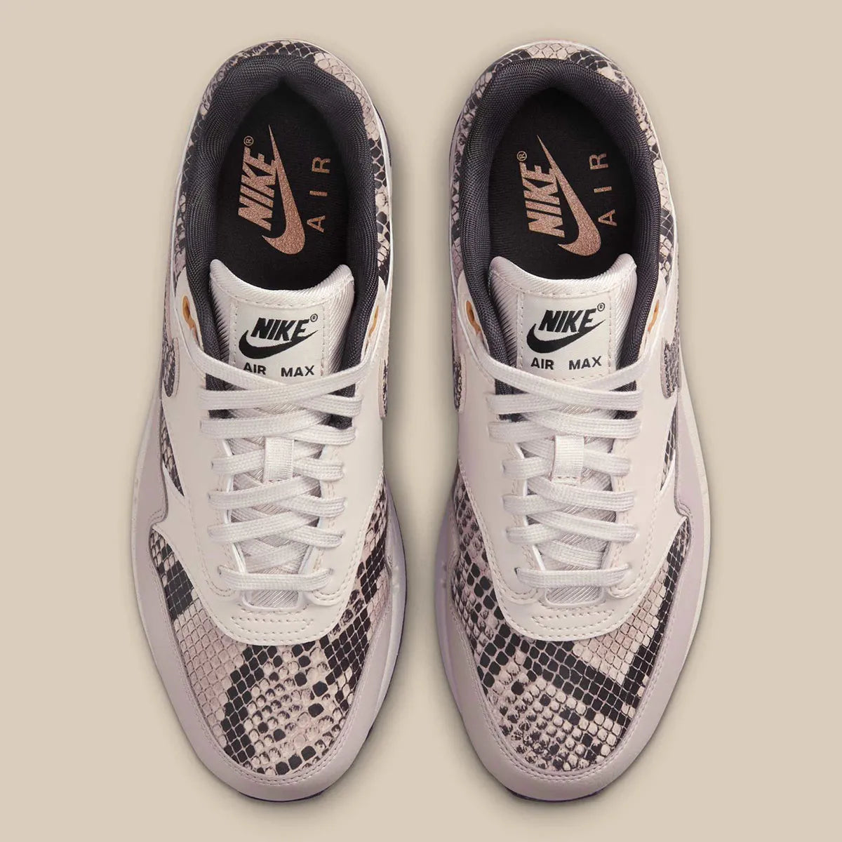 Nike Air Max 1 Snakeskin Light Orewood Brown (Women's)