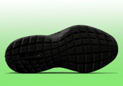 air max 1000, chaussure confortable à l'imprimante 3D, chaussure full black, vue de coté dessous 