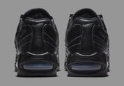 Sneakers Nike Air Max 95 QS noires en cuir premium avec unité Air Max Big Bubble visible et design iconique