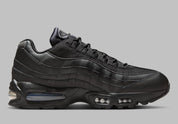 Sneakers Nike Air Max 95 OG Big Bubble en Black Patent avec mesh respirant, cuir premium et amorti Air Max maximal.Vue de coté