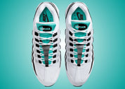 Sneakers Nike Air Max 95 OG Big Bubble noires avec contour Black Border en mesh et matières premium avec amorti Air Max visible. Vue de dessus 