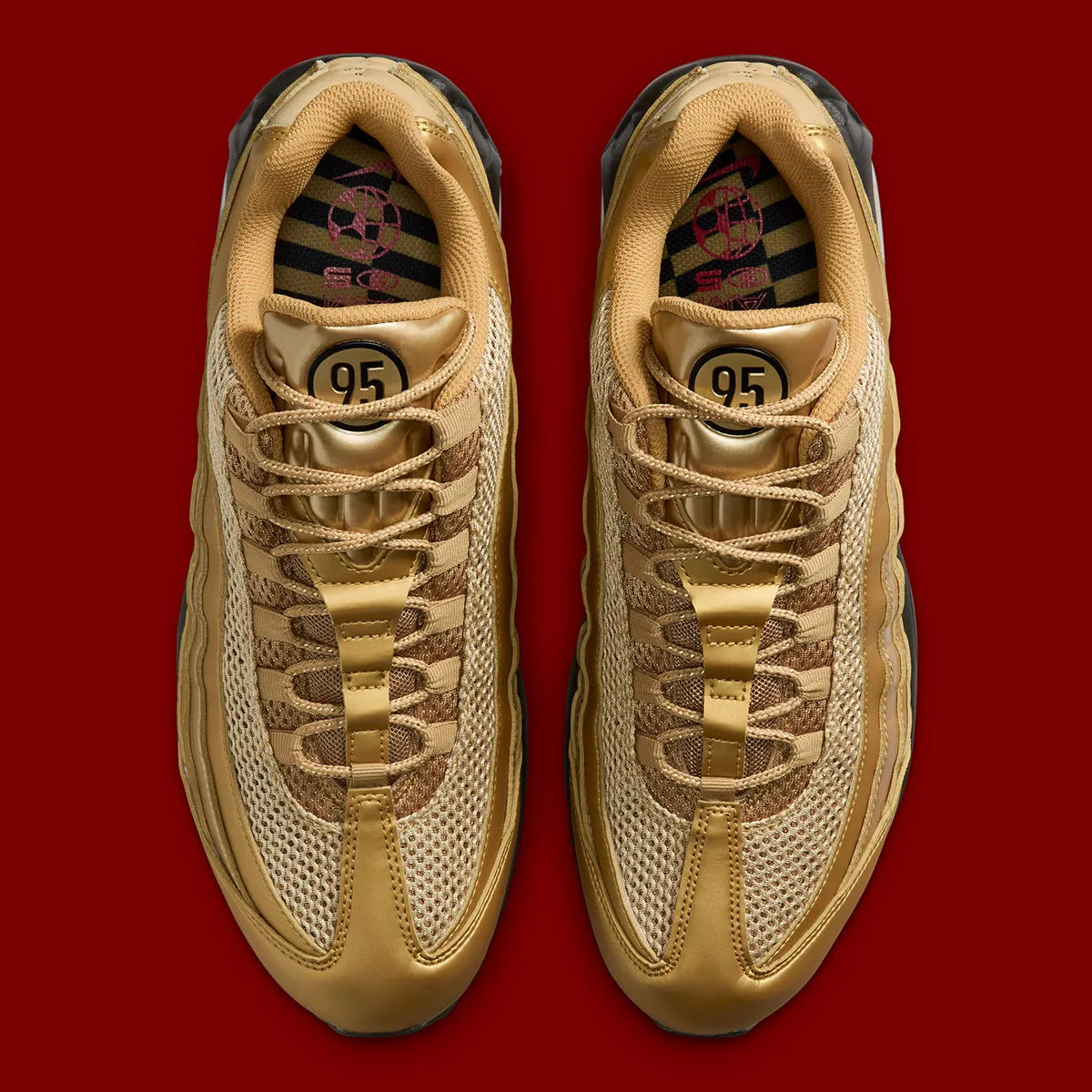 Nike Air Max 95 Big Bubble, sneaker rétro-running aux panneaux ondulés, tige multicouche et imposant amorti Max Air visible au talon et à l’avant-pied.