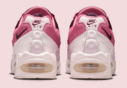 Sneakers Nike Air Max 95 OG Valentine’s Day 2026 en matériaux premium avec unités Air visibles et design ondulé iconique vue de derrière. 
