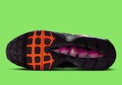 Nike Air Max 95 Big Bubble Woven Multi avec tige en textile tissé multicolore, renforts synthétiques, unités Max Air Big Bubble visibles et silhouette iconique inspirée du running.