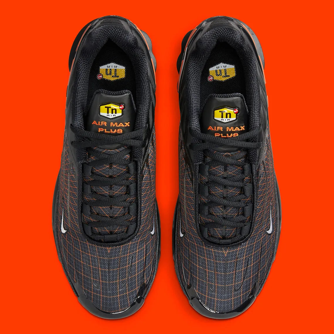 Air max plus 3 black shop orange