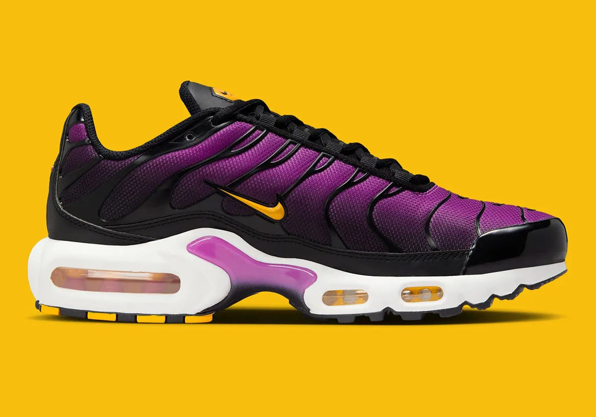 Nike Air Max Plus Black Laser Orange Hyper Violet – chaussures lifestyle féminines avec Air Max