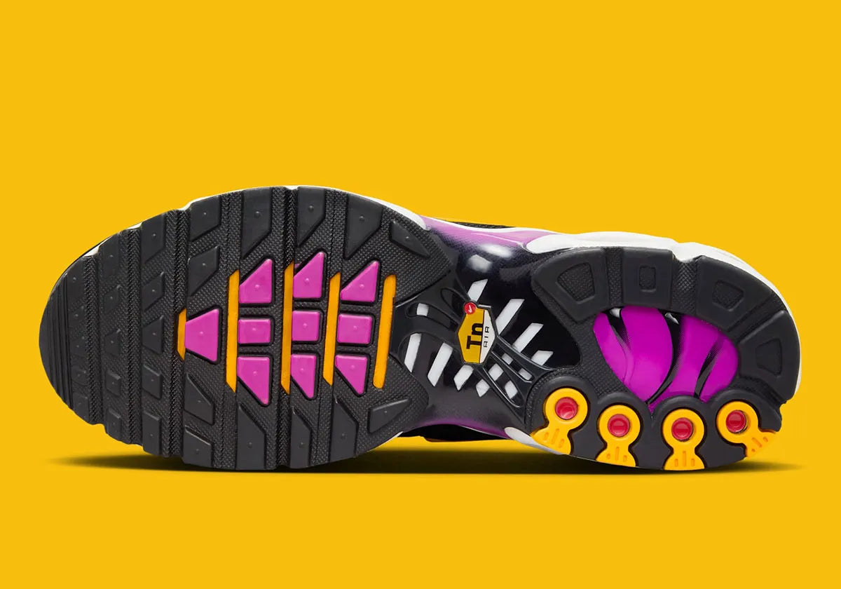 Nike Air Max Plus Black Laser Orange Hyper Violet – chaussures lifestyle féminines avec Air Max