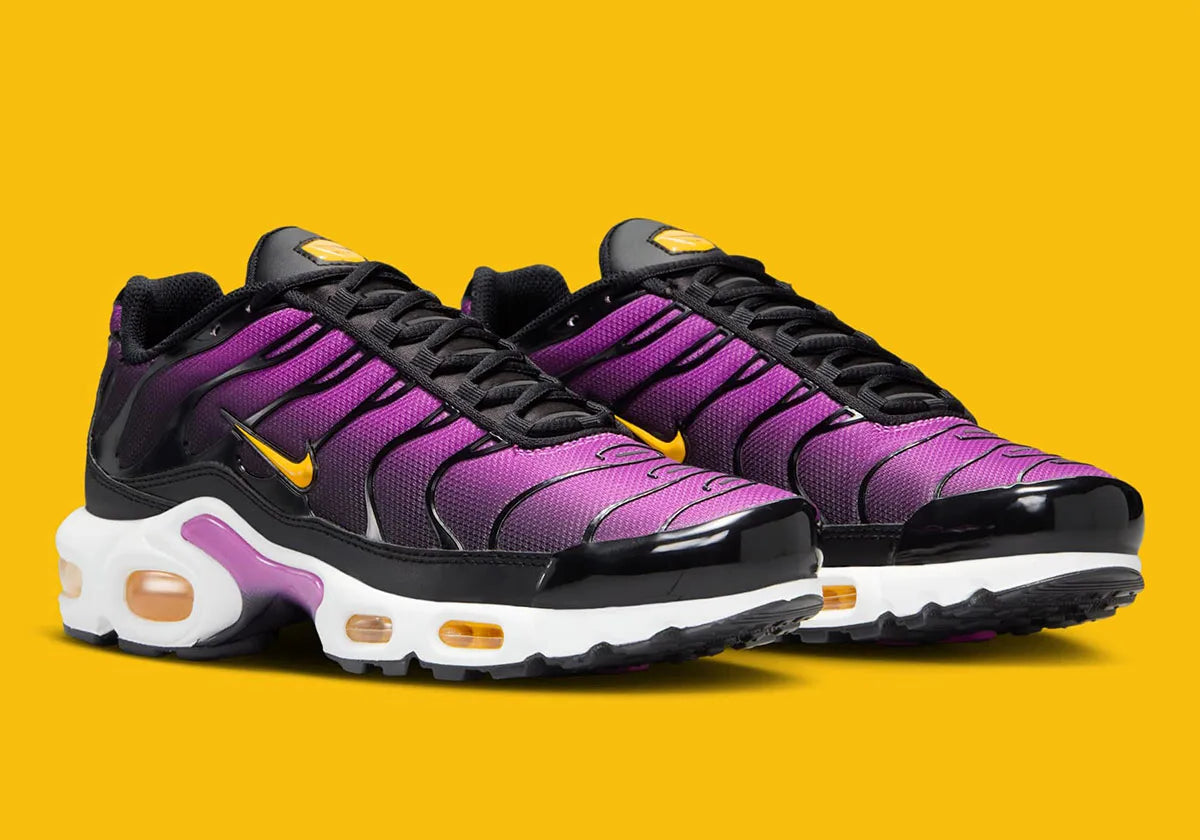 Nike Air Max Plus Black Laser Orange Hyper Violet – chaussures lifestyle féminines avec Air Max
