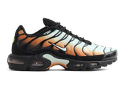 Sneaker Nike Air Max Plus OG Premium Desert Monarch avec dégradé orange et brun désertique, renforts TPU ondulés et amorti Tuned Air emblématique.