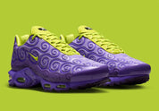 Nike Air Max Plus One Piece Gomu Gomu (WITH PROMO CARD) IR0968-500 violette et verte avec design Gomu Gomu no Mi et carte promotionnelle DON!!.