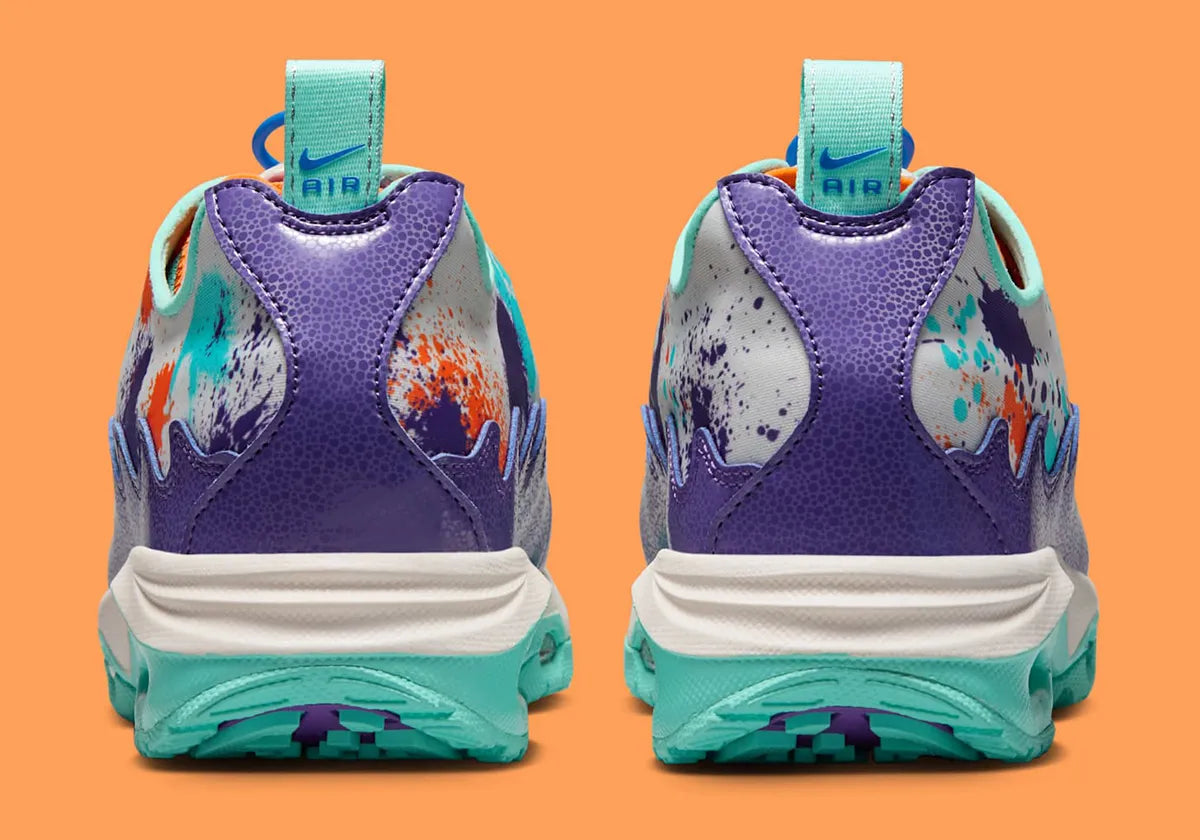 Sneakers Nike Air Max Sunder Doernbecher Quin en mesh technique et renforts synthétiques, coloris créatif inspiré, unité Air visible et design expressif.