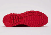 Sneakers Nike Air Max TL 2.5 Valentine's Day University Red 2026 en rouge intense, avec mesh respirant, renforts synthétiques premium et amorti Air Max intégral visible.Vue de la semelle 