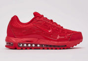 Sneakers Nike Air Max TL 2.5 Valentine's Day University Red 2026 en rouge intense, avec mesh respirant, renforts synthétiques premium et amorti Air Max intégral visible.Vue de coté 