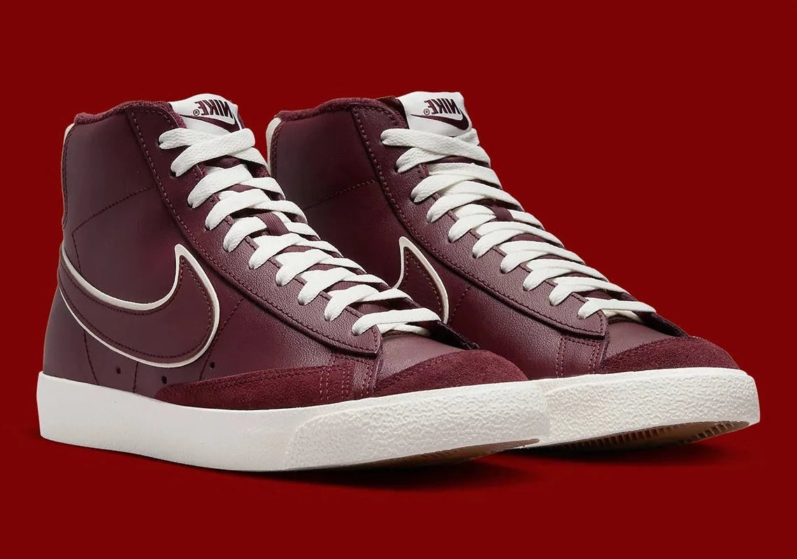 Nike Blazer Mid 77 Premium Night Maroon GlobalSneakers