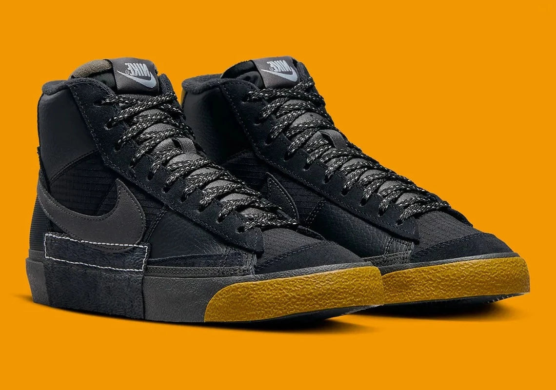 Nike Blazer Mid Pro Club Black Bronzine GlobalSneakers