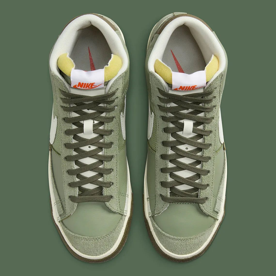 Nike Blazer Vert Kaki Blazer Mid '77 Pro Club Baskets Mi-hautes