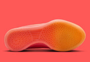 Sneakers Nike Book 2 en mesh respirant avec renforts synthétiques, coloris orange et violet Phoenix, amorti performance basketball.