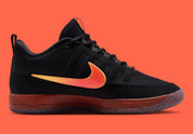 Sneakers Nike Book 2 Rising en mesh respirant avec renforts synthétiques, coloris dynamique multicolore, amorti performance basketball.