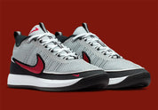 Sneakers Nike Book 2 SP Spiridon en mesh respirant avec renforts synthétiques, coloris Sport Red, amorti performant et design hybride running basketball.