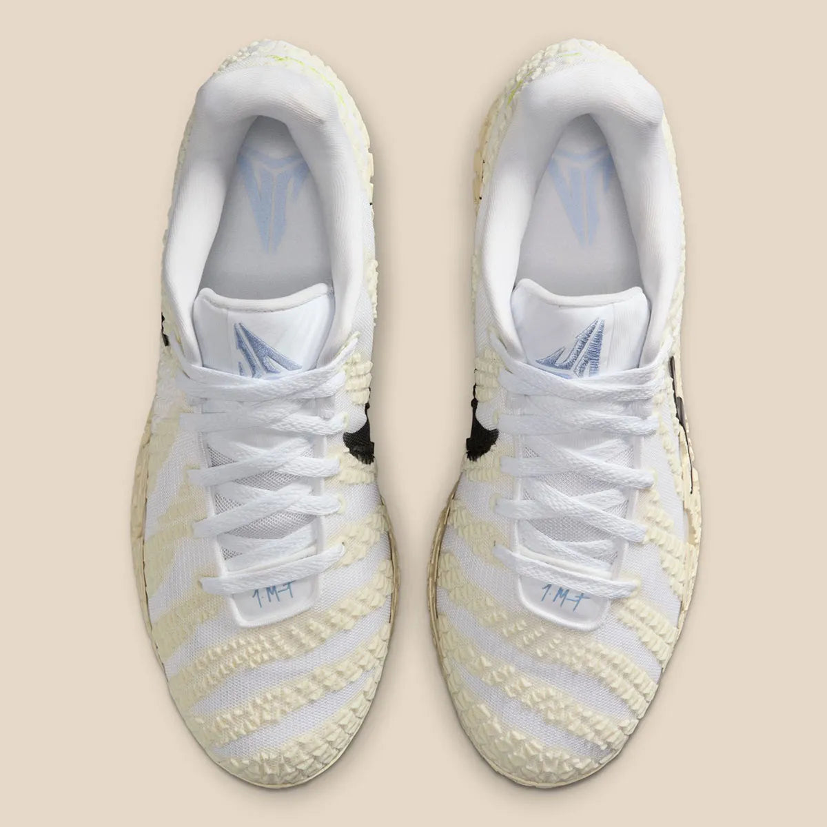 Nike Ja 3 Sound Check en mesh noir avec accents turquoise et citron, graphismes inspirés du son et amorti Zoom Air.